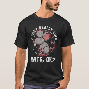 Rat Pet Owner Rodent Animal Cute Rat T-Shirt