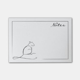 Rat post-it-notes post-it notes