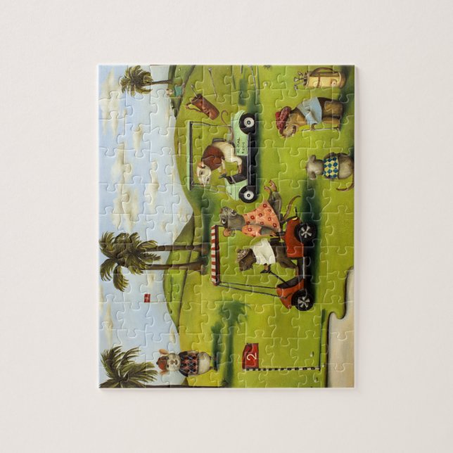 Rat Race 2 at the Golf Course Jigsaw Puzzle (Vertical)