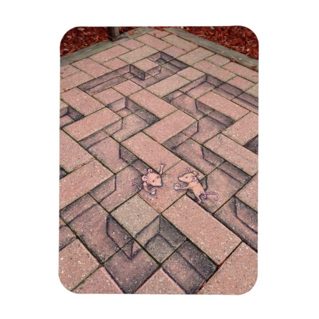 rat race coffee break magnet (Vertical)