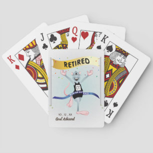 Rat Race Funny Retirement Playing Cards