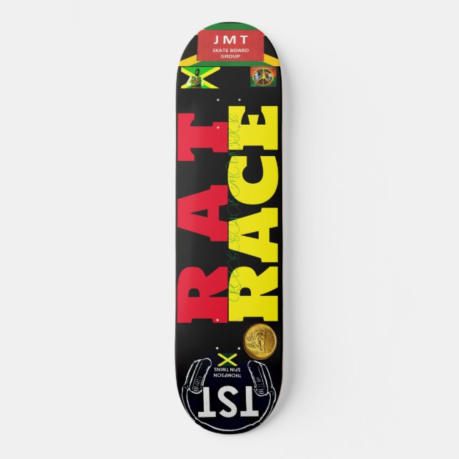 RAT RACE  JMT JAM 8 1/4" Skateboard Deck (Front)