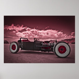 Rat Rod at Bonneville Poster
