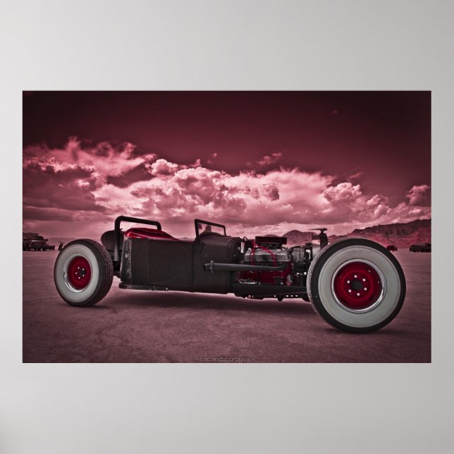 Rat Rod at Bonneville Poster (Front)