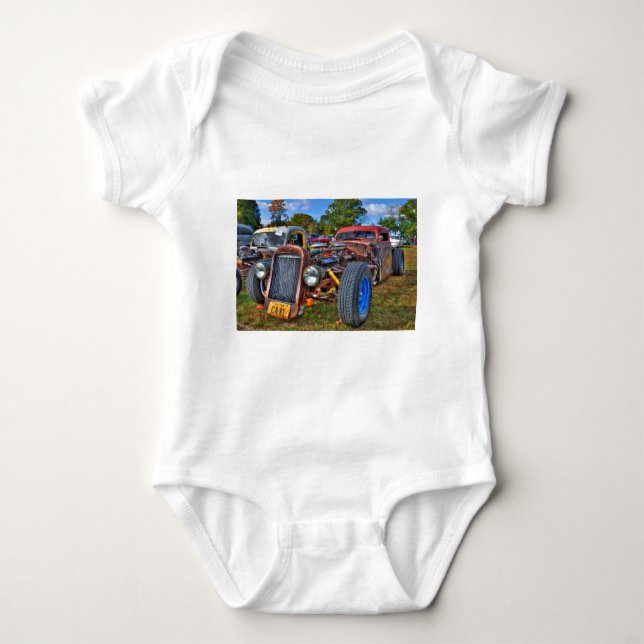 Rat Rod Baby Bodysuit (Front)