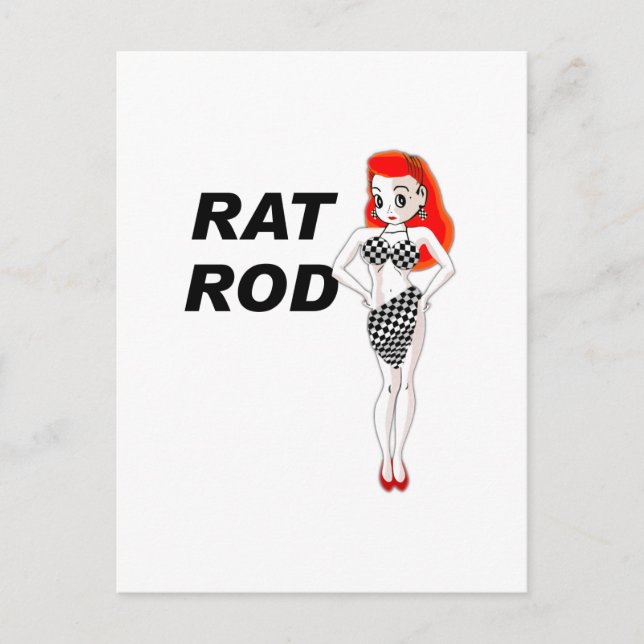 Rat Rod Postcard (Front)