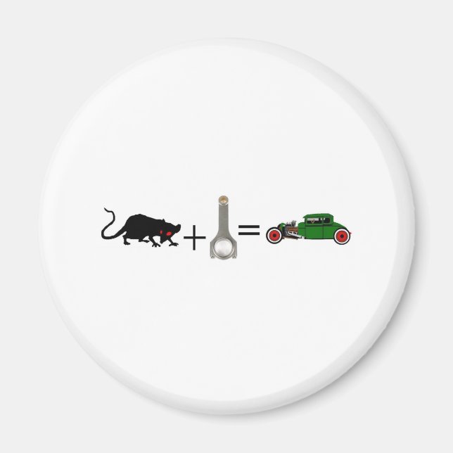 RAT+ROD=RAT ROD MAGNET (Front)