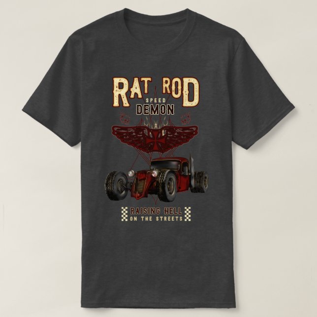 Rat Rod  T-Shirt (Design Front)