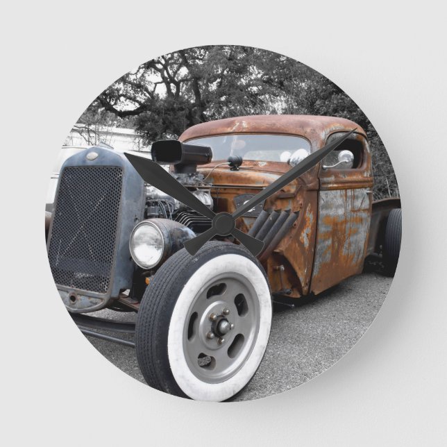 Rat Rod Wall Clock (Front)