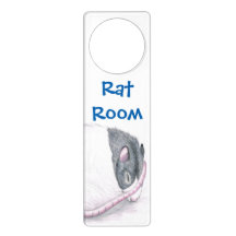 rat room door hanger