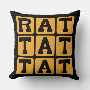 Rat Tat Tat, Drum Pattern Cushion