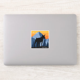 Rat terrier adventure sticker