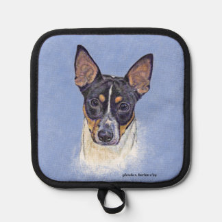 Rat Terrier Art Pot Holder