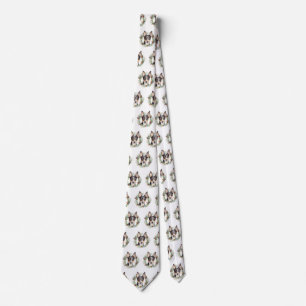 Rat Terrier Christmas Wreath Festive Pup Tie