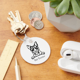 Rat Terrier dog Key Ring