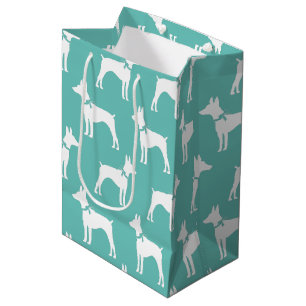 Rat Terrier Dog Puppy Medium Gift Bag