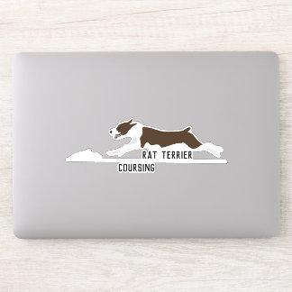 Rat terrier lure coursing sticker