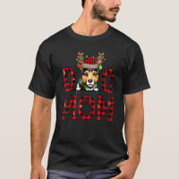 Rat Terrier Mom Red Plaid Buffalo Christmas Decora