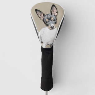 Rat Terrier Painting - Cute Original Dog Art Golf Head Cover