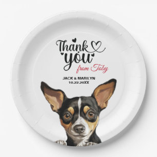 Rat Terrier Paper Plate