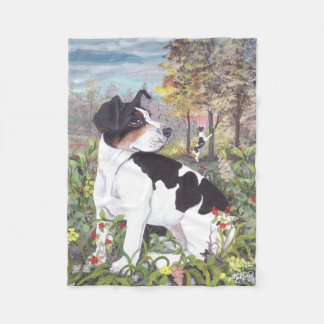 Rat Terrier Puppy Dreamer Fleece Blanket