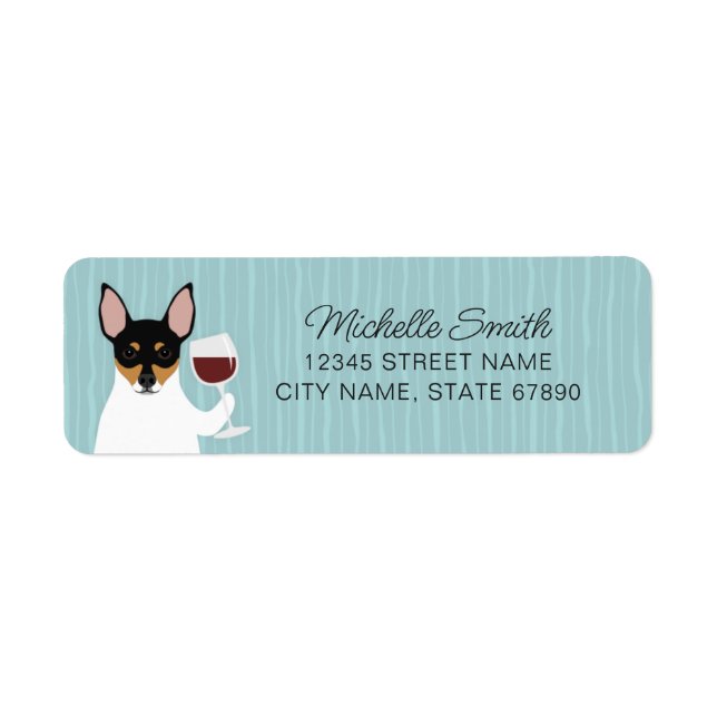 Rat Terrier Return Address Labels (Front)