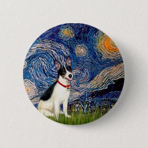 Rat Terrier - Starry Night 6 Cm Round Badge