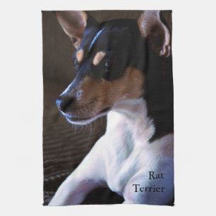 Rat Terrier Tea Towel