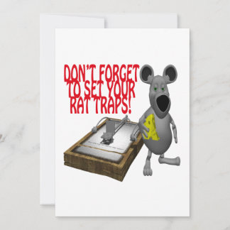 Rat Traps Invitation
