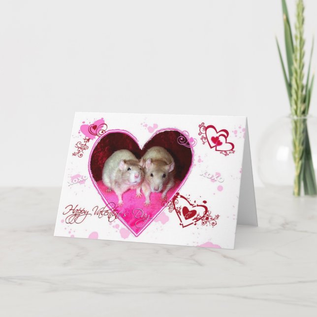 Rat Valentine Card (Front)
