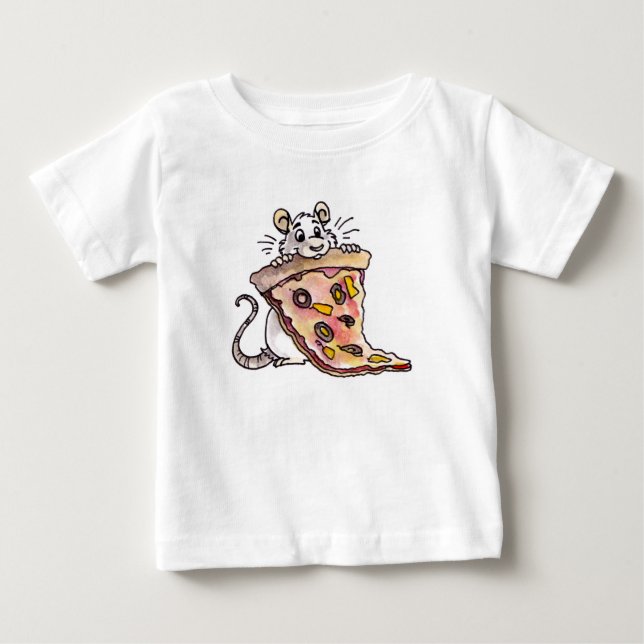 Rat with Pizza Infant T-shirt (Front)