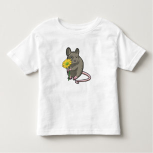 Rat with yellow Flower Toddler T-Shirt