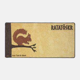 Ratatöskr, Norse/Viking Squirrel Desk Mat