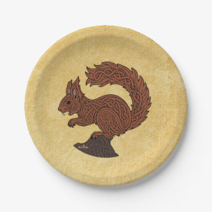 Ratatöskr, Norse/Viking Squirrel Paper Plate