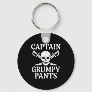 Rate Captain Mpy Pants Funny Humor Quote Men Women Key Ring