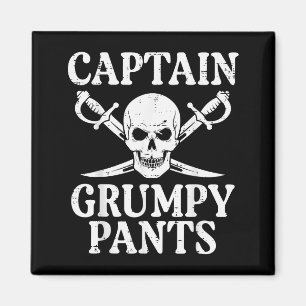 Rate Captain Mpy Pants Funny Humor Quote Men Women Magnet