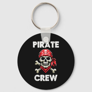 Rate Crew Skull Crossbones Funny Matching Men Wome Key Ring