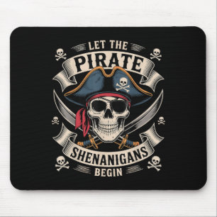 Rate Halloween Skull Let The Rate Shenanigans Begi Mouse Pad