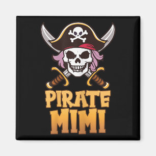 Rate Mimi Funny Captain Matching Grandma Halloween Magnet