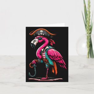 Rate Nk Flamingo Halloween Party - Jolly Roger  Card