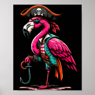 Rate Nk Flamingo Halloween Party - Jolly Roger  Poster
