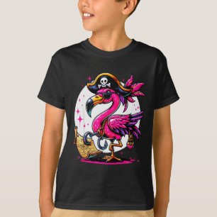 Rate Nk Flamingo Halloween Party - Jolly Roger  T-Shirt