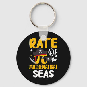 Rate Of The Mathematical Seas - Pi Symbol Math 3.1 Key Ring