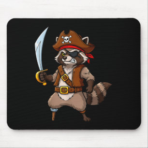 Rate Raccoon Funny Halloween Costume For Men Women Mouse Pad