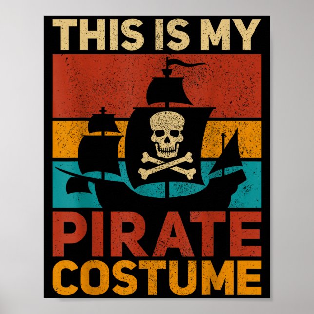 Rate Ship Funny Rate Outfit Rate Costume Retro Rat Poster (Front)