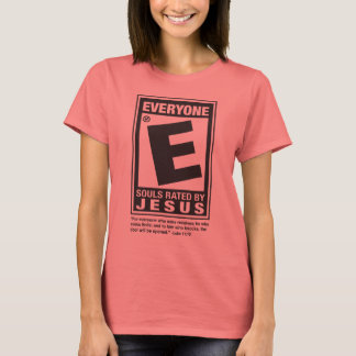 rated E tee for ladies