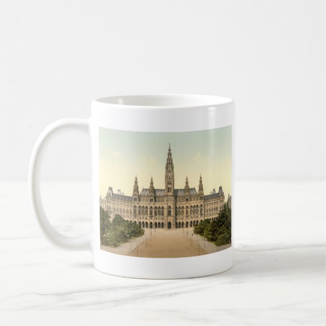 Rathaus, Vienna, Austria Coffee Mug (Left)