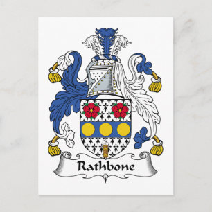 Rathbone Family Crest Postcard