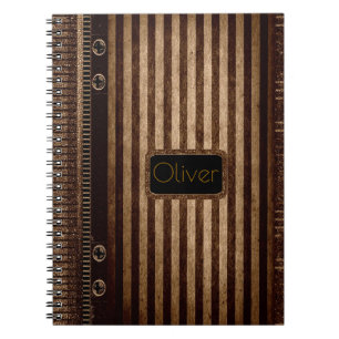Rathbone Morell Victorian Stripe Monogram Notebook