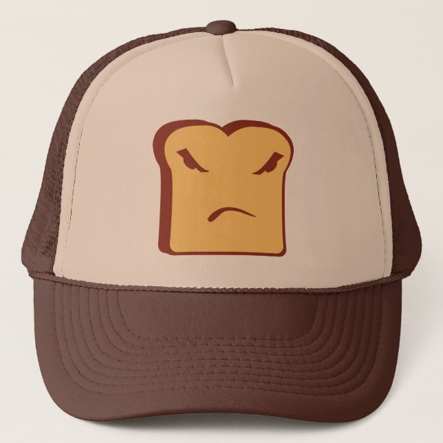 Rather Angry Toast Trucker Hat (Front)